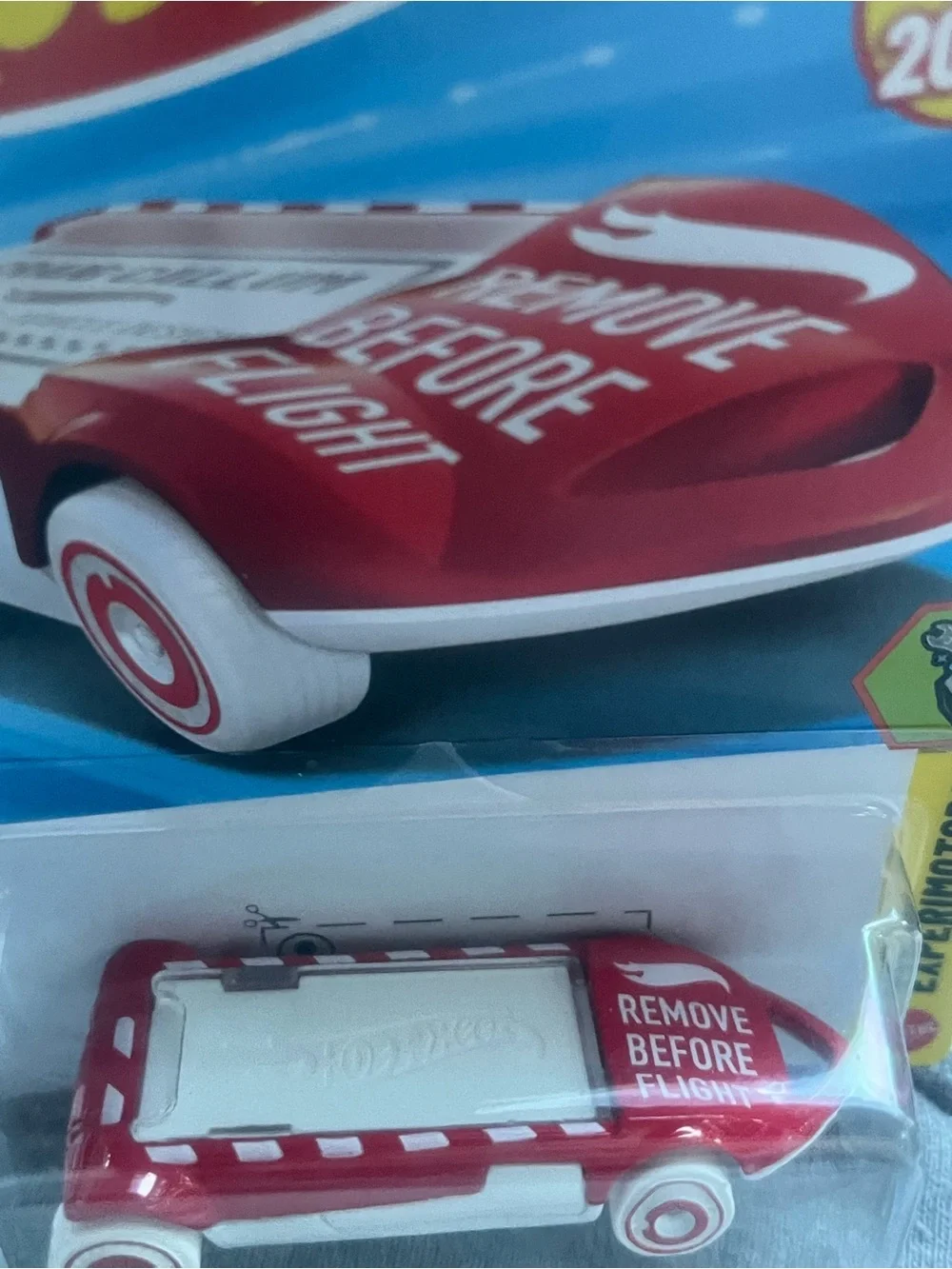 Hot Wheels Twin Tag Luggage Tag Car new Mattel